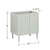 Avanity Haley Single Sink Bathroom Vanity in Soft Sage - Parent
