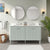 Avanity HALEY-V60-SS Haley 60 In. Double Sink Bathroom Vanity In Soft Sage