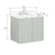 Avanity Haley Single Sink Bathroom Vanity in Soft Sage with Top