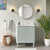 Avanity Haley Single Sink Bathroom Vanity in Soft Sage with Top