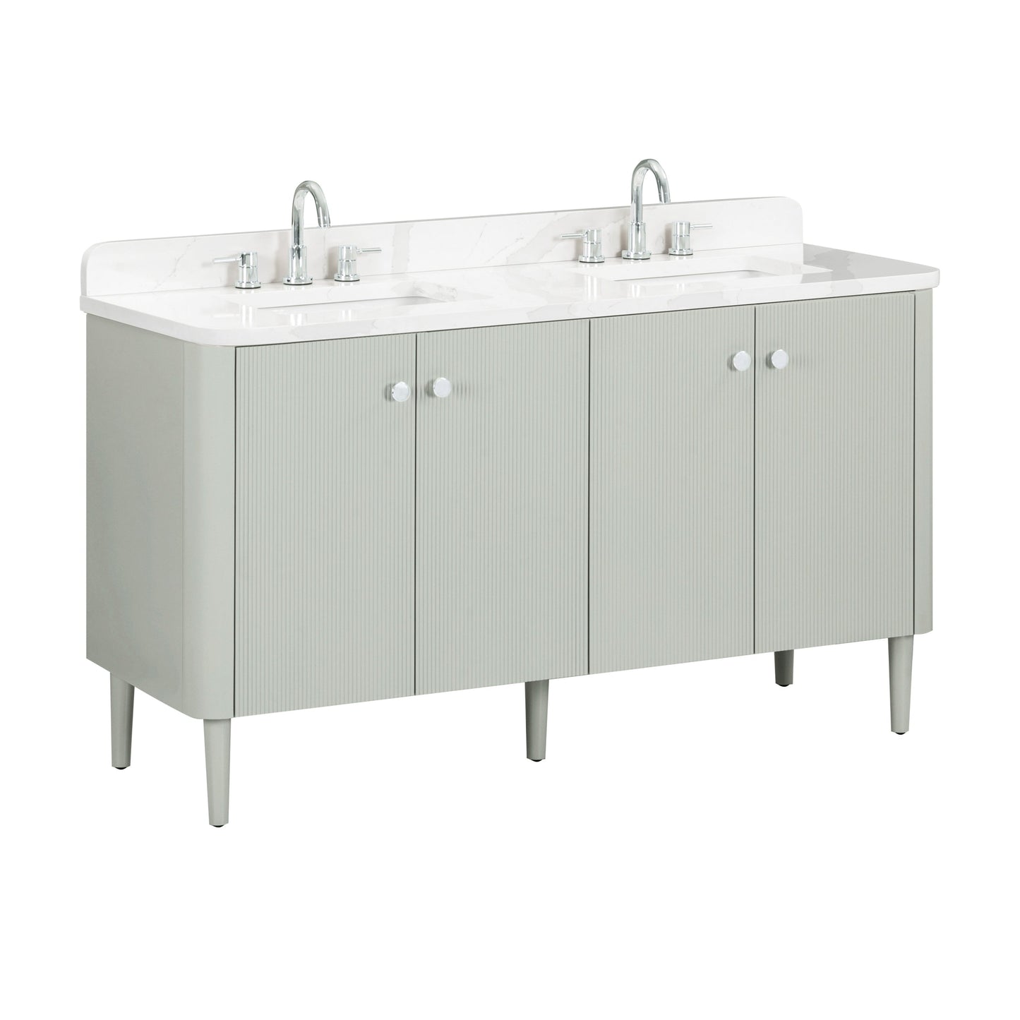 Avanity HALEY-VS61-SSHaley 61 in. Double Sink Bathroom Vanity with Top - Parent