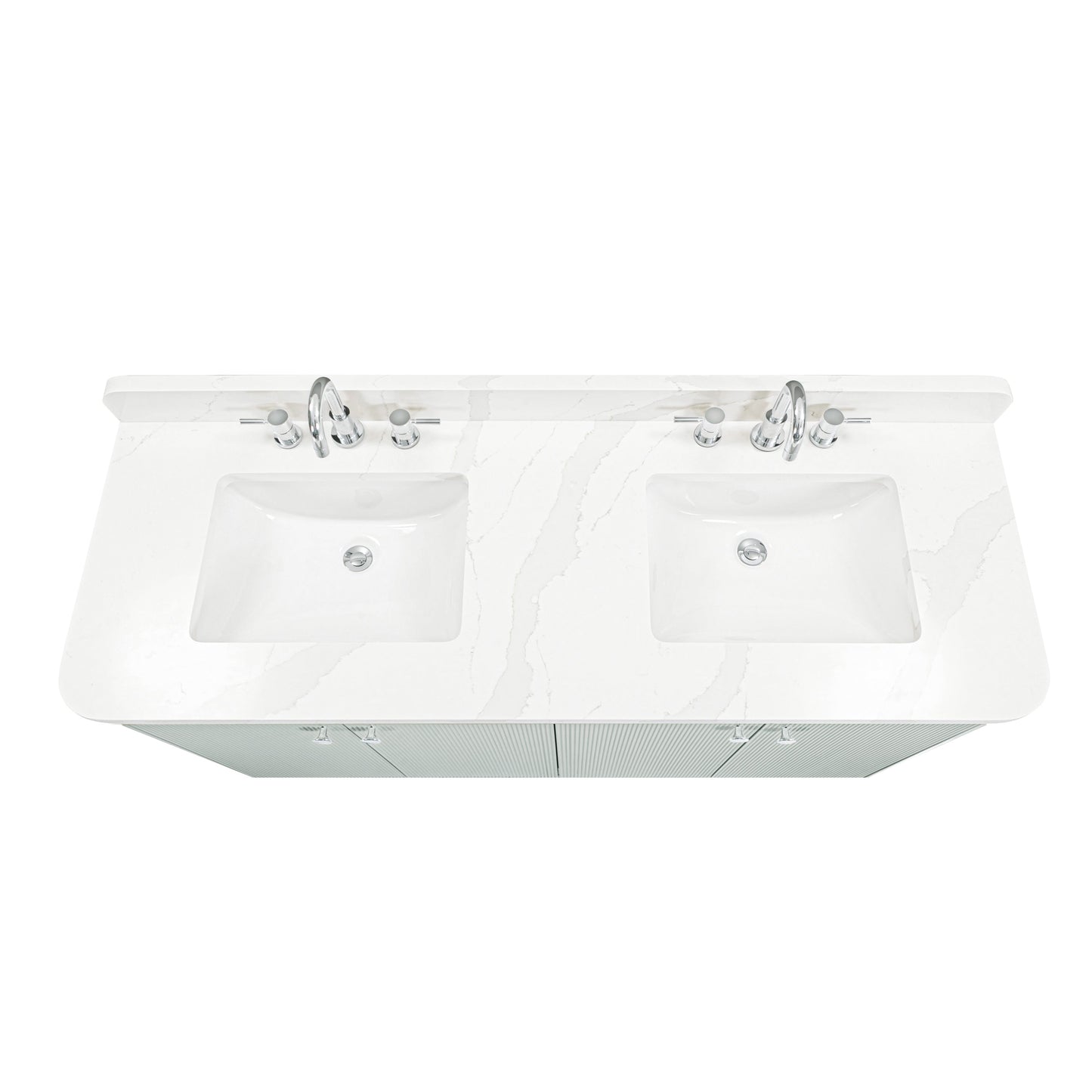 Avanity HALEY-VS61-SSHaley 61 in. Double Sink Bathroom Vanity with Top