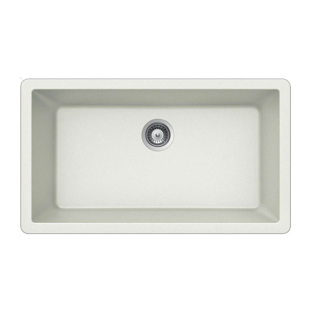 Hamat H-SIO-3319SU Granite Undermount Large Single Bowl Kitchen Sink