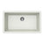 Hamat H-SIO-3319SU Granite Undermount Large Single Bowl Kitchen Sink