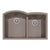 Hamat SIO-3321DAUR SiOStone 33" Undermount Double Bowl Granite Kitchen Sink