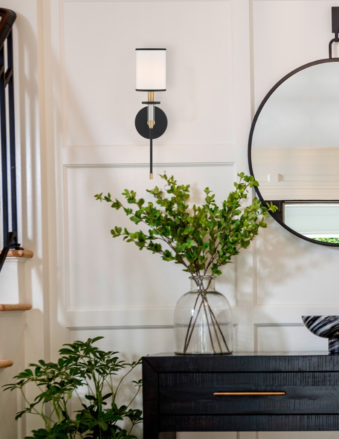 Crystorama HAT-471 Hatfield 1 Light Wall Mount