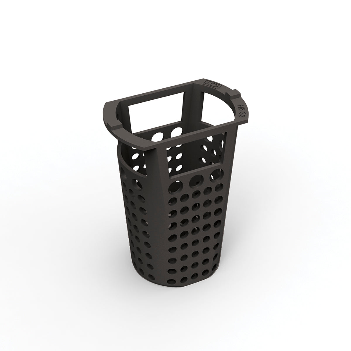 Infinity Drain HB 32B 2" Hair Basket for 38 series in Black