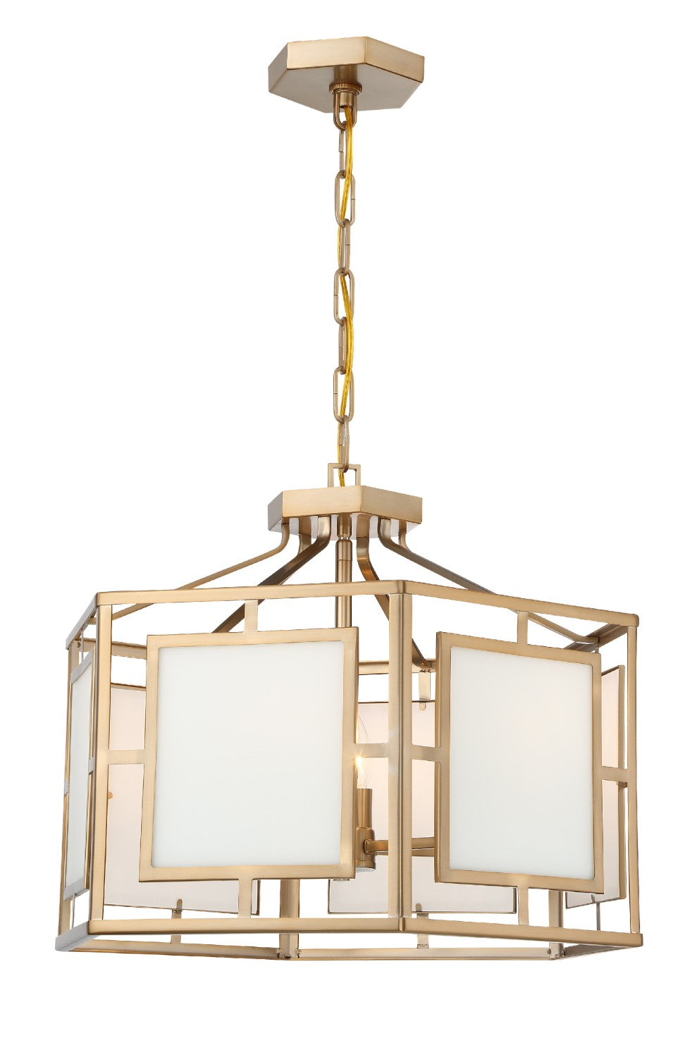 Crystorama HIL-995-VG Libby Langdon for Crystorama Hillcrest 6 Light Chandelier - Vibrant Gold
