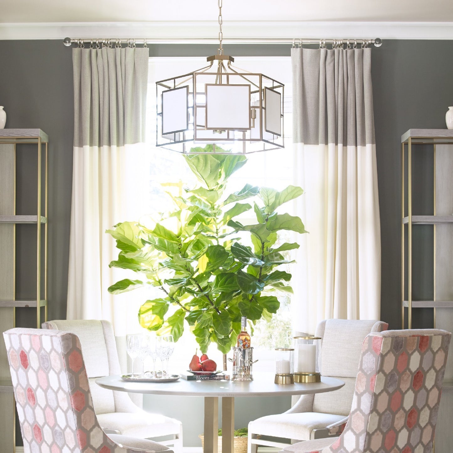 Crystorama HIL-996-VG Libby Langdon for Crystorama Hillcrest 6 Light Chandelier - Vibrant Gold