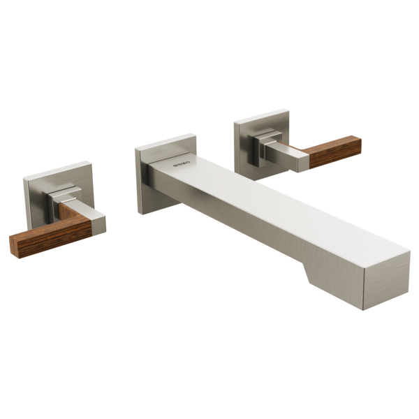 Brizo T70422-LHP Frank Lloyd Wright Two-Handle Wall Mount Tub Filler - Less Handles - Parent