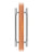 Waterstone Modern Industrial 12� Door Pull, 2 Pulls Back To Back - Parent