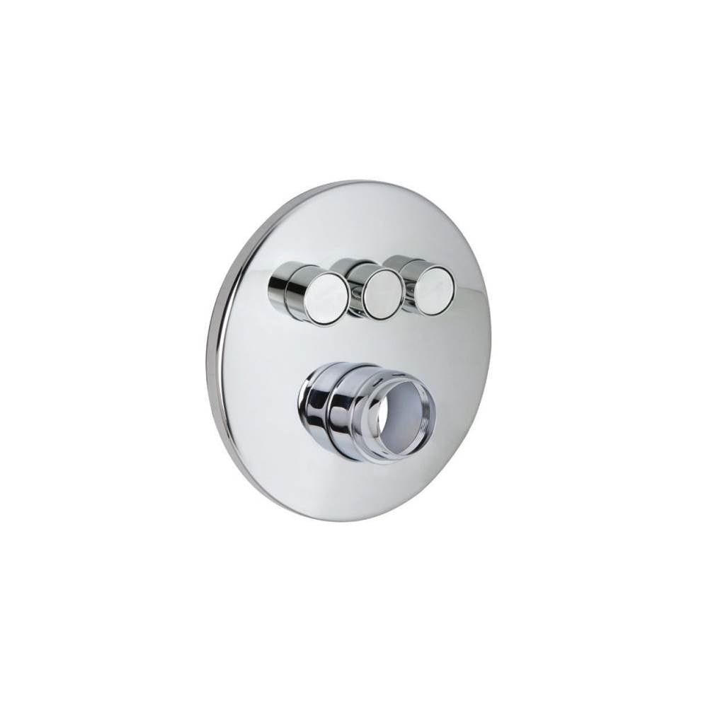 Huntington Brass PCB984 Three Button Push Button Valve Faceplate - Parent