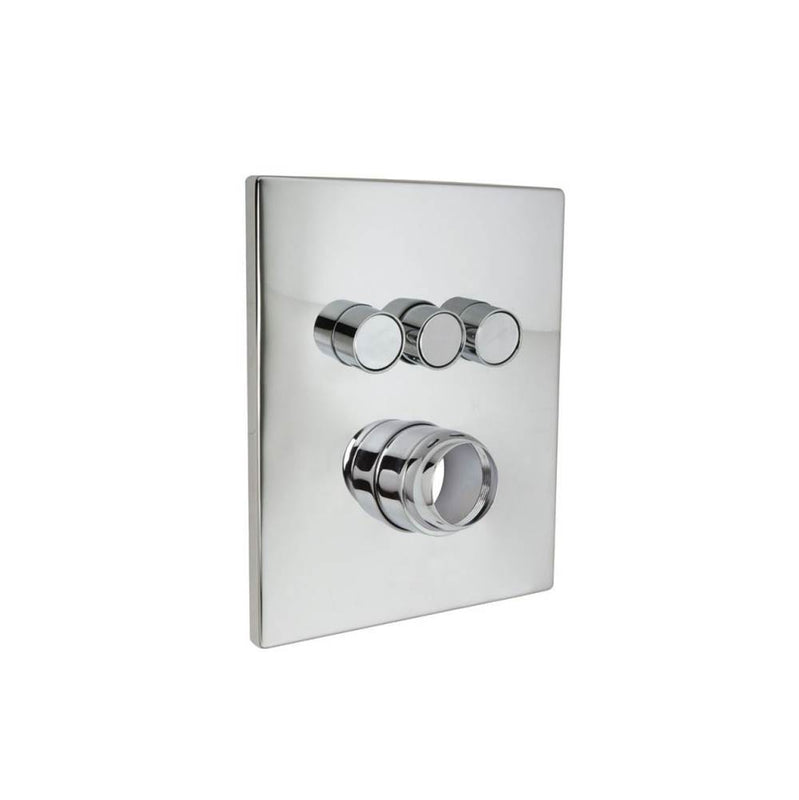 Huntington Brass PCB987 Three Button Push Button Valve Faceplate - Parent