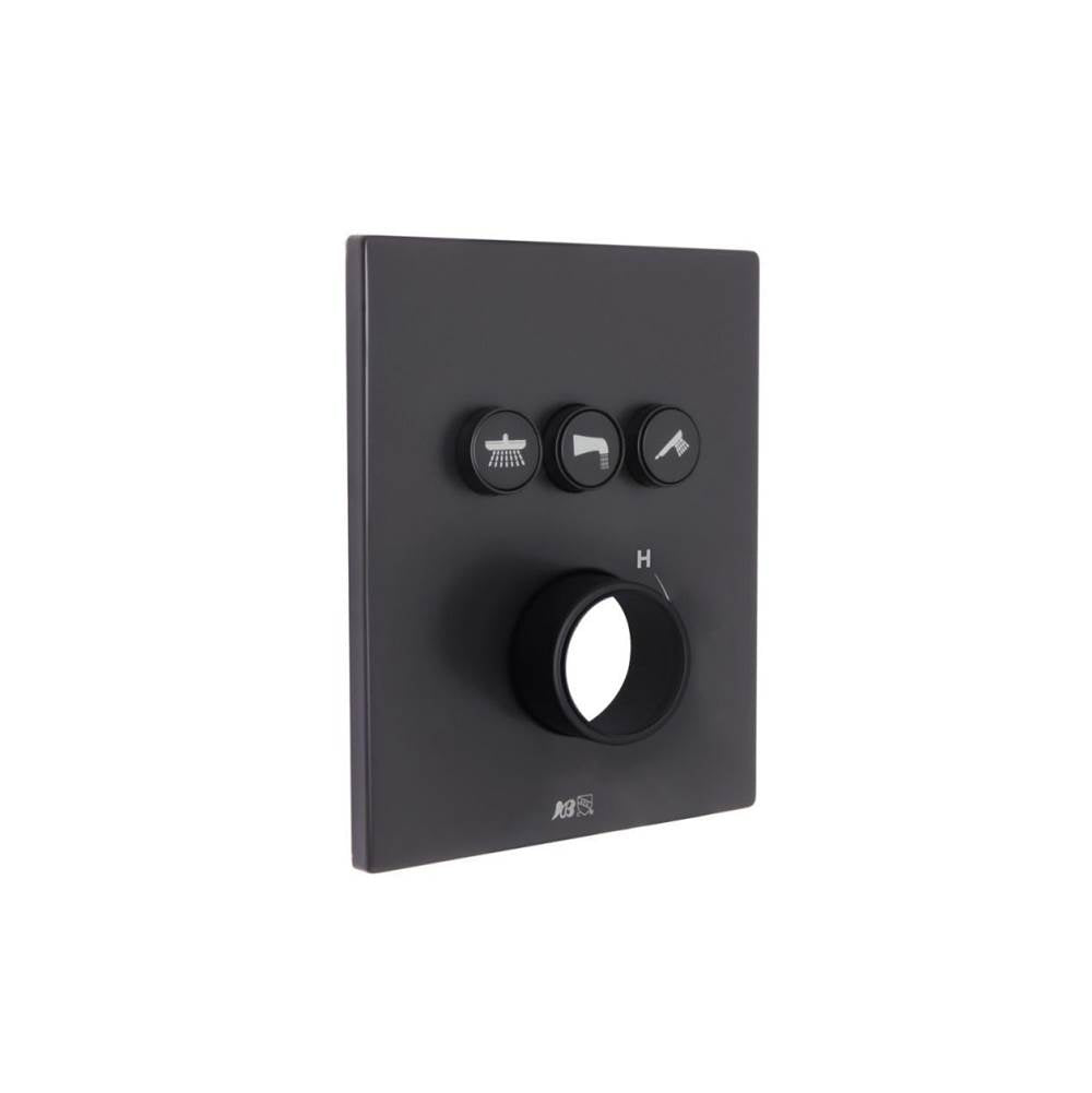 Huntington Brass PCB987 Three Button Push Button Valve Faceplate
