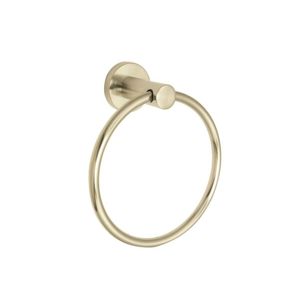 Huntington Brass Y14802 Euro Towel Ring
