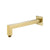 Flusso HS1001SA Wall Mount Square Shower Arm - 12" (300mm) - With Flange