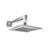 Flusso HS1001W 8" Solid Brass Showerhead / Rainhead With 12" Wall Mount Shower Arm - Parent