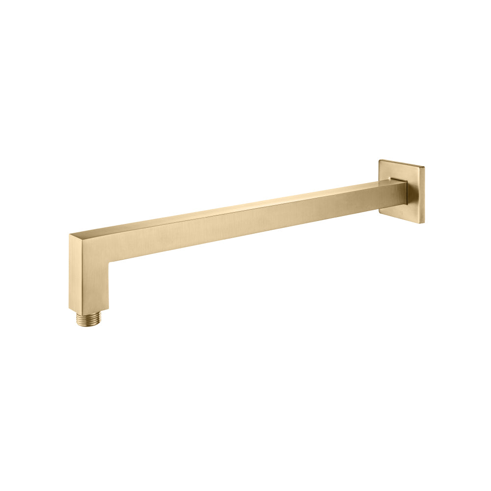 Flusso HS1011SA Wall Mount Square Shower Arm - 16" (400mm) - With Flange - Parent