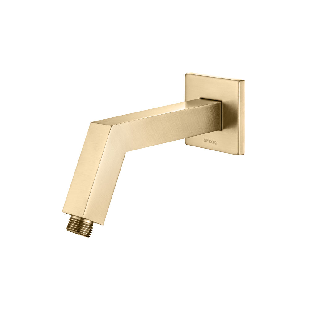 Flusso HS1020 Square Shower Arm With Flange - 7" - With Flange