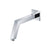 Flusso HS1025 Square Shower Arm With Flange - 10" - With Flange