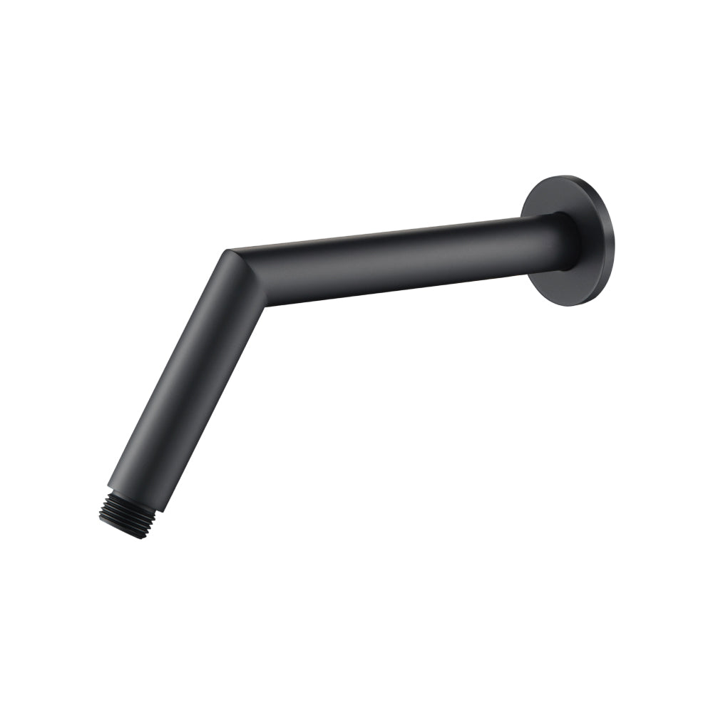 Flusso HS1035 Round Shower Arm With Flange - 10" - With Flange