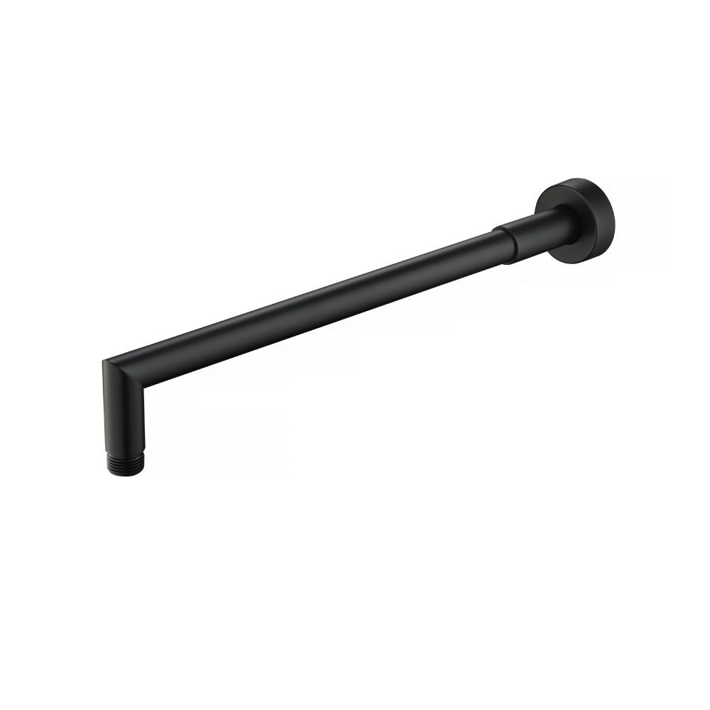 Flusso HS1040 Wall Mount Round Shower Arm - 16" (400mm) - With Flange