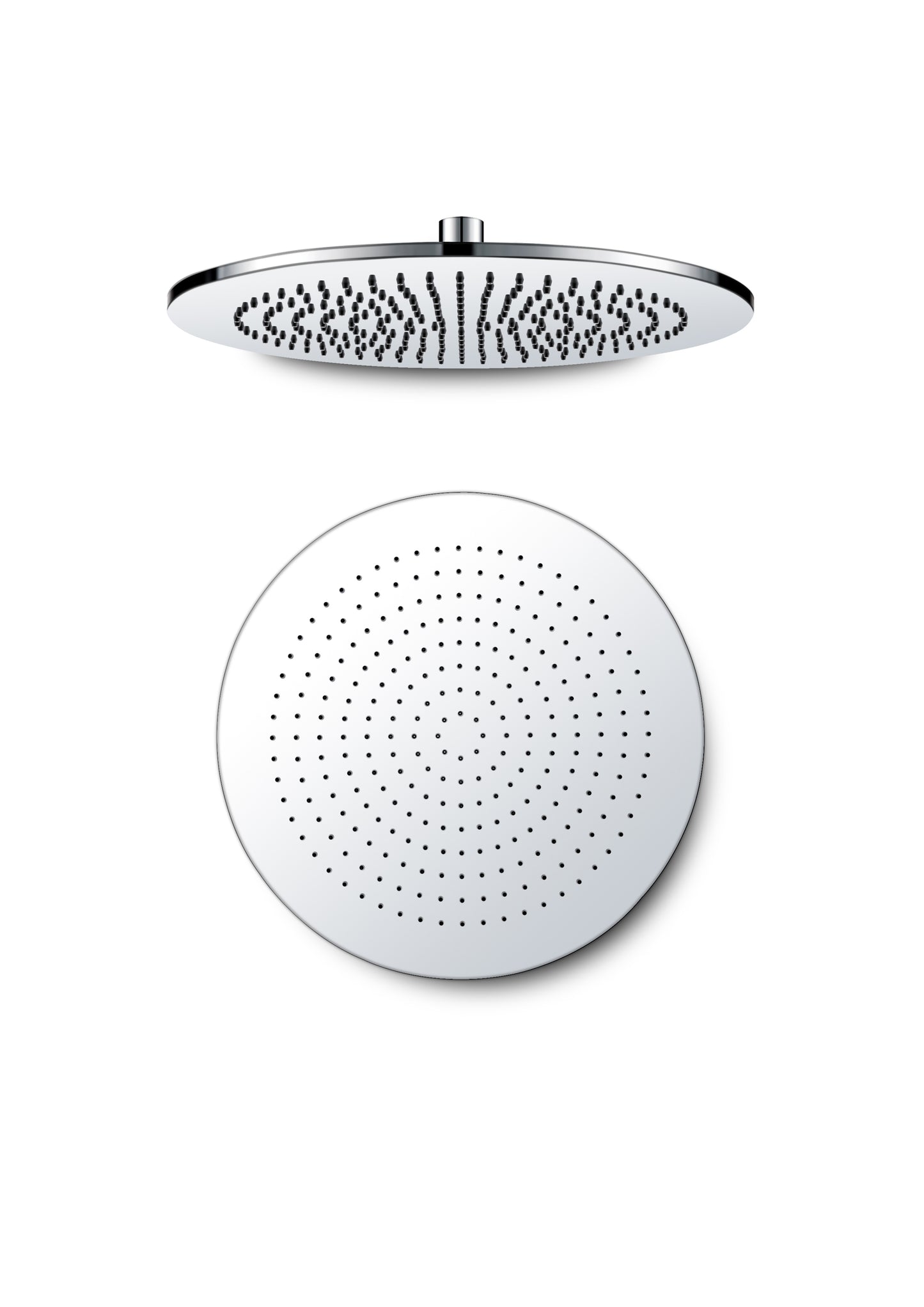 Flusso HSB.12R 12" Solid Brass Showerhead / Rainhead