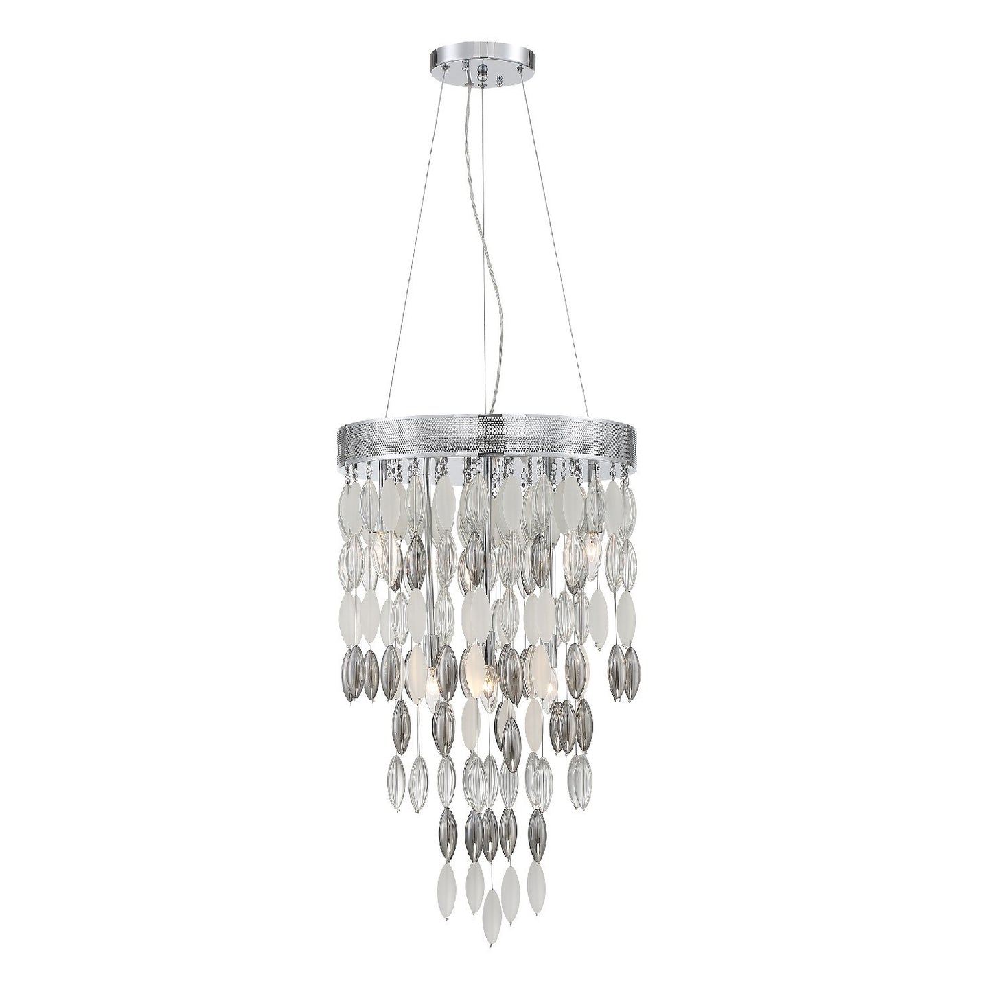 Crystorama HUD-A2216-CH Hudson 6 Light Chandelier - Polished Chrome
