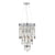 Crystorama HUD-A2216-CH Hudson 6 Light Chandelier - Polished Chrome
