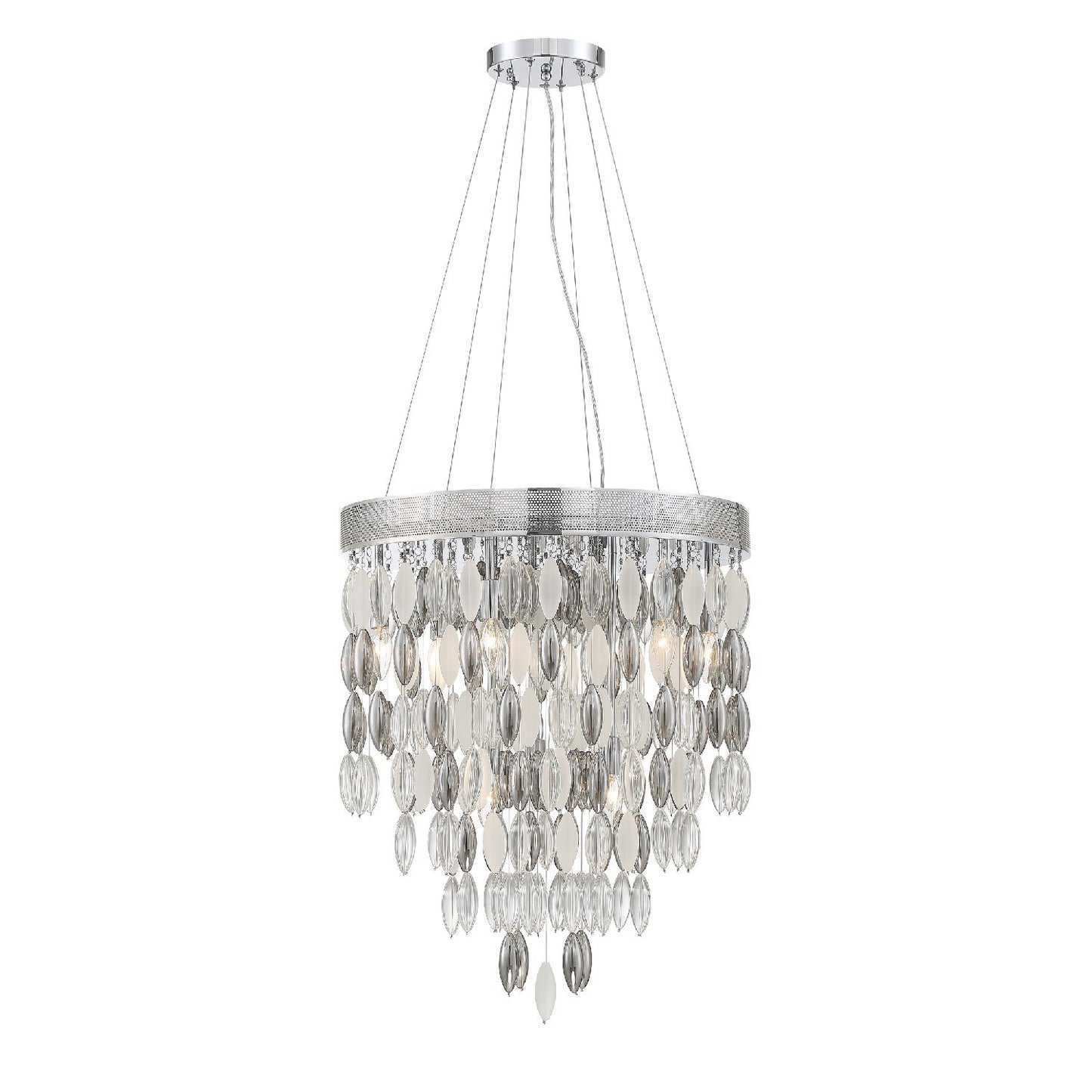 Crystorama HUD-A2219-CH Hudson 9 Light Chandelier - Polished Chrome