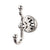 Top Knobs HUD2 Hudson Bath Double Hook