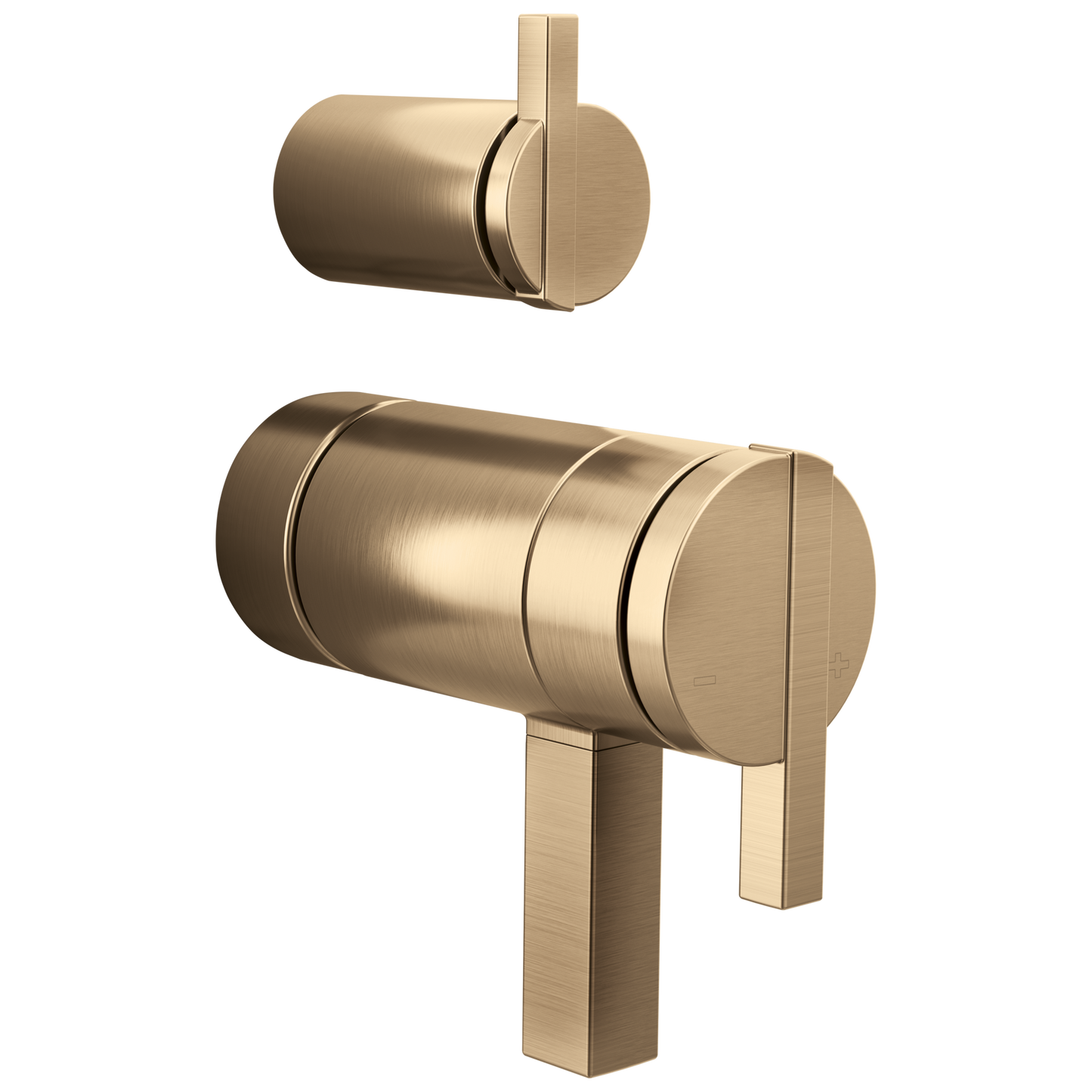 Brizo HW7522 Frank Lloyd Wright TempAssure Thermostatic Valve with Integrated Diverter Trim Lunar Handle Kit - Parent