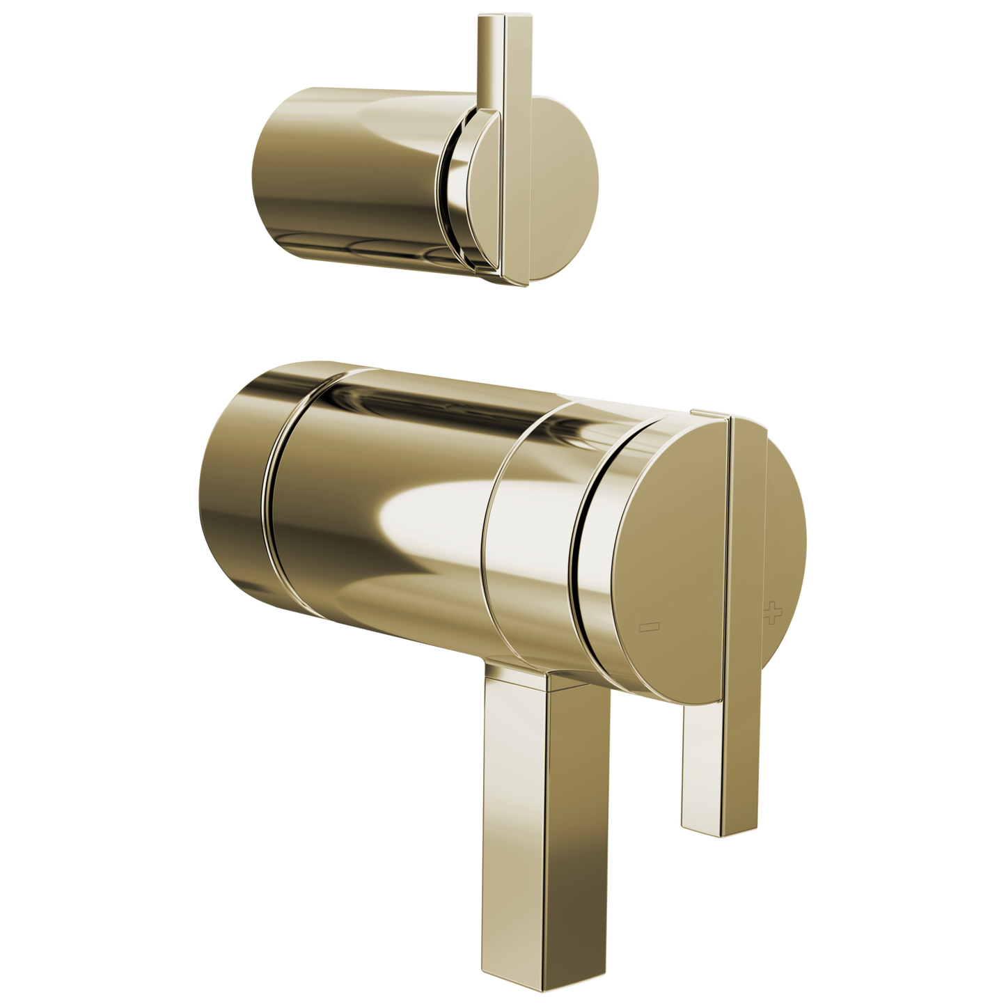Brizo HW7522 Frank Lloyd Wright TempAssure Thermostatic Valve with Integrated Diverter Trim Lunar Handle Kit