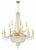 Crystorama HWD-7722-AG Haywood 22 Light Chandelier - Aged Brass