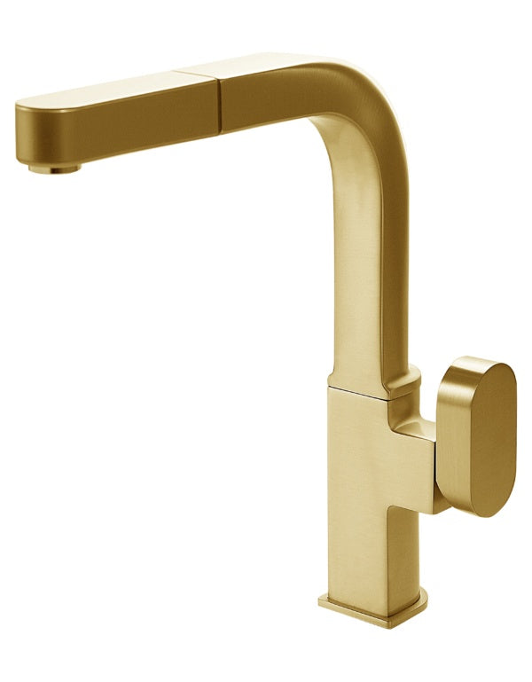 Houzer REPO-2000 BB Revel Single Function Pull Out Kitchen Faucet