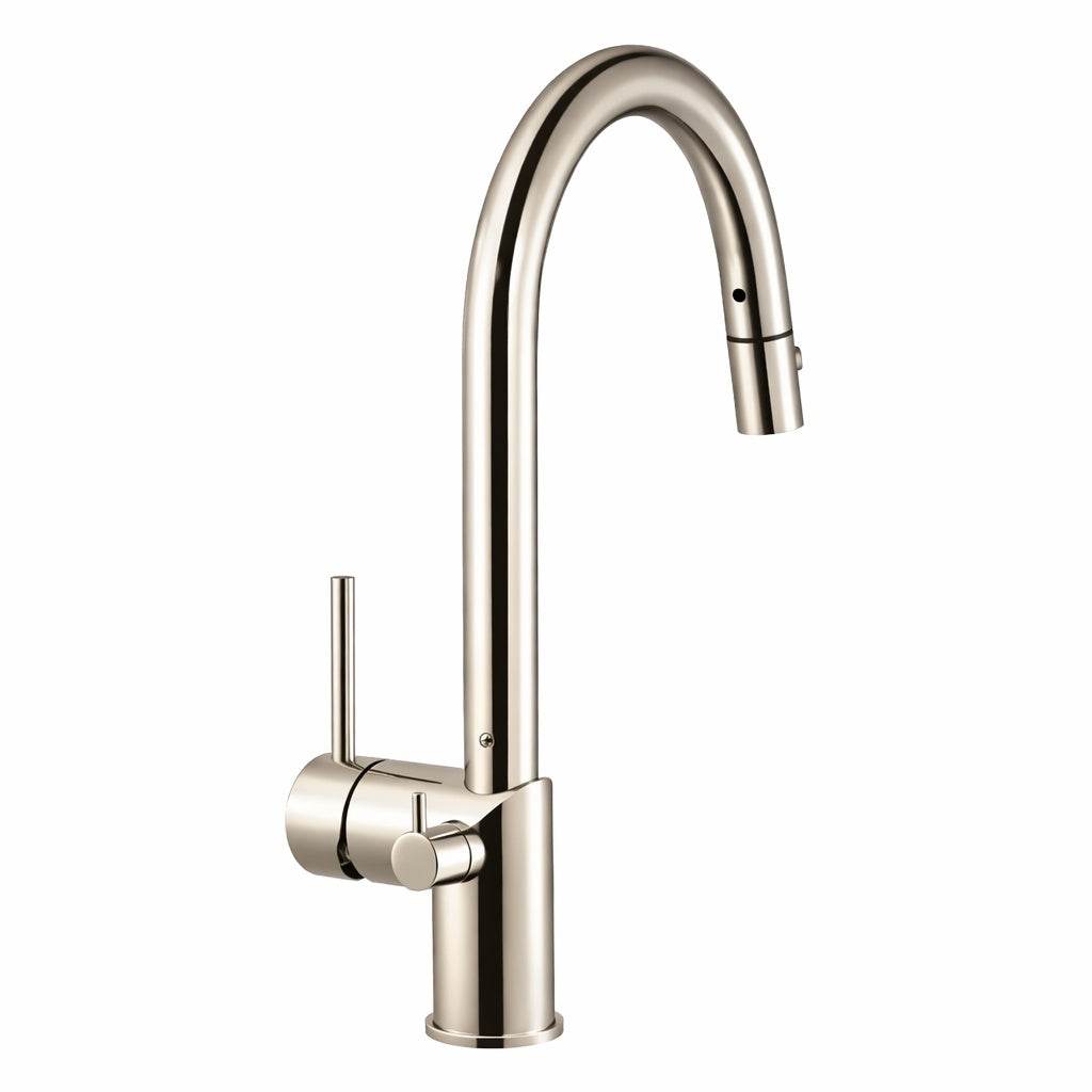Houzer SHPD-2000 Sentry Dual Function Pull Down with Shut Off Valve for Hot Water