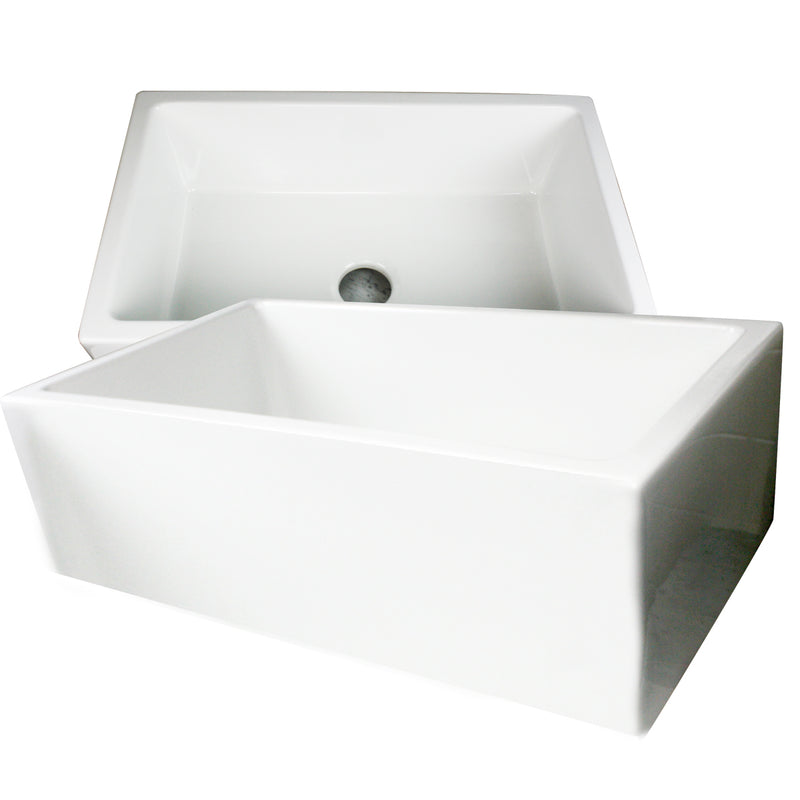 Nantucket Sinks Hyannis-30 30" Farmhouse Italian Fireclay Sink