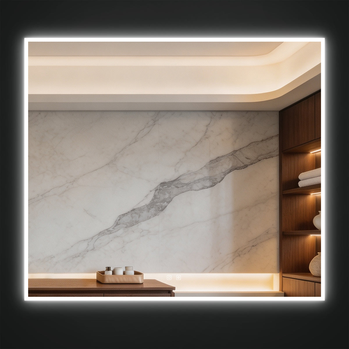 ICO Bath IC1248 Camden 48" x 42" LED Mirror