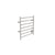 ICO Bath K4010W 24"x27" Kontour Linear Electric Hardwired Towel Warmer
