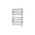 ICO Bath K4030E 24"x40" Kontour Linear Electric Plug-In Towel Warmer - Parent