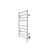 ICO Bath K4030W 24"x40" Kontour Linear Electric Hardwired Towel Warmer