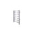 ICO Bath K6010W 24"x27" Kontour Square Electric Hardwired Towel Warmer