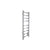 ICO Bath K6020W 18"x40" Kontour Square Electric Hardwired Towel Warmer