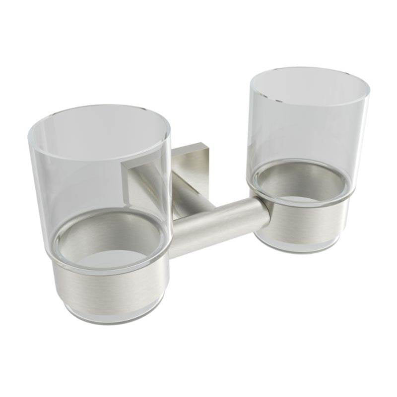 ICO Bath V62560 Crater Double Glass Tumbler
