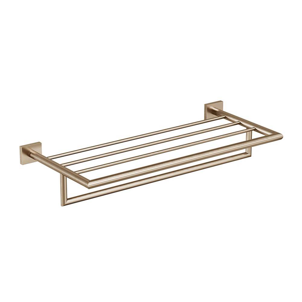ICO Bath V62720 Crater Towel Shelf With Bar