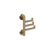 ICO Bath V67270 Lava Swivelling Towel Hook