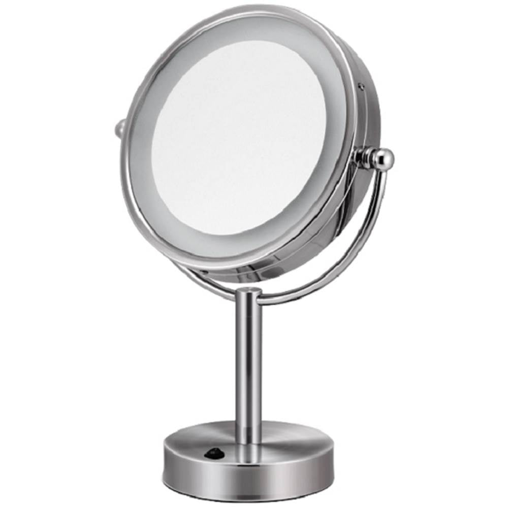ICO Bath V9010 8.5" Double Sided Lighted Freestanding Mirror