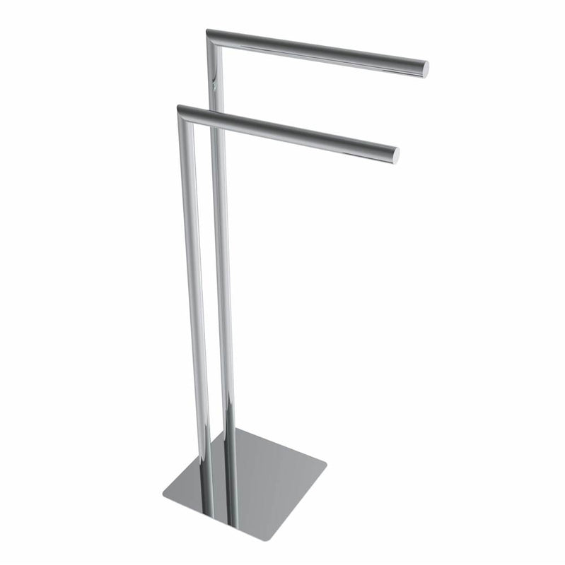 ICO Bath V91110 Round Freestanding Double Towel Bar
