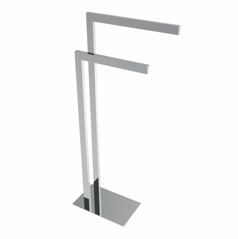 ICO Bath V91150 Square Freestanding Double Towel Bar
