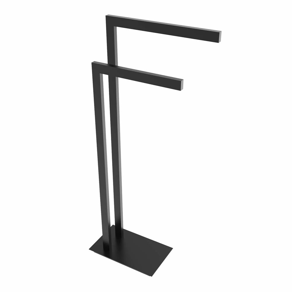 ICO Bath V91150 Square Freestanding Double Towel Bar